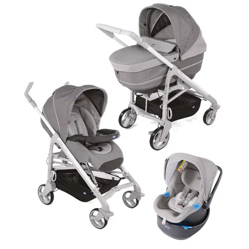 Trio Chicco love grigio
